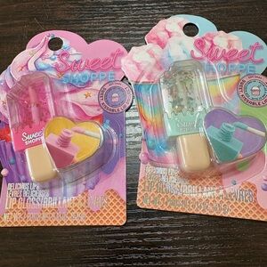 Lip Gloss Set - Pink & Blue